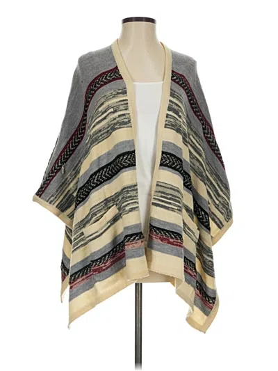 Pre-owned Jolt Poncho In Gray