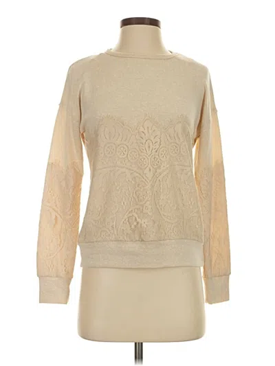Pre-owned Jolt Pullover Sweater In Tan