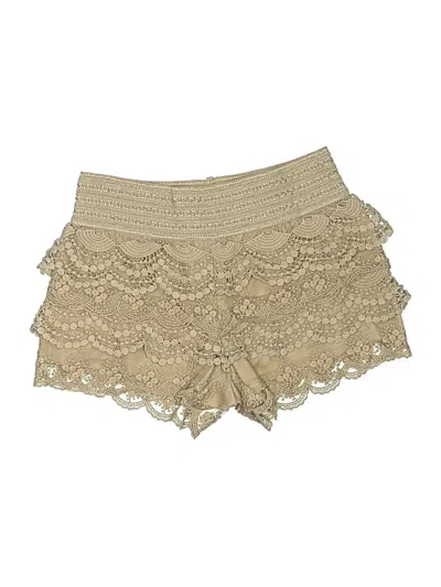 Pre-owned Jolt Shorts In Gold