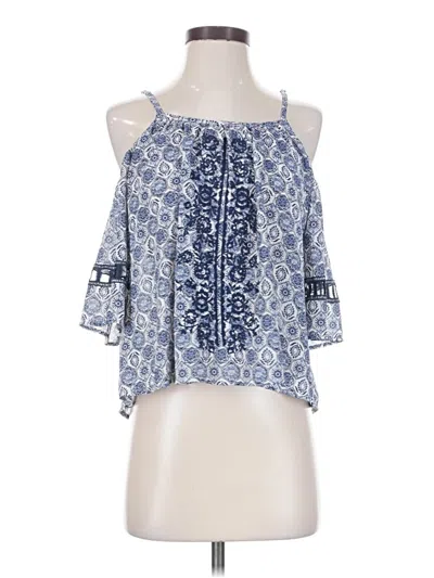 Pre-owned Jolt Sleeveless Blouse In Blue