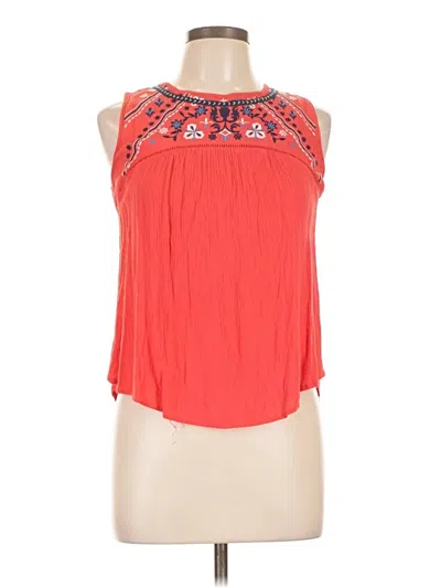 Pre-owned Jolt Sleeveless Blouse In Red