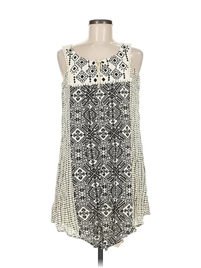 Pre-owned Jolt Sleeveless Top Ivory Square Neckline Tops In White