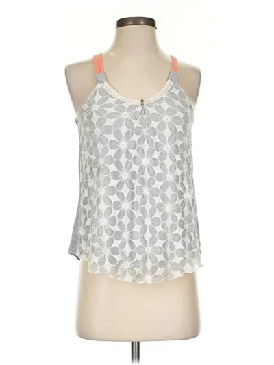 Pre-owned Jolt Tank Top Gray Halter Neckline Tops
