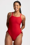 Jolyn Athletic One Piece Swimsuit In Red