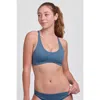 Jolyn Blake Bikini Top In Gray