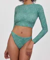 Jolyn Haliewa Bikini Bottom In Tidal Wave In Multi