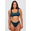 Jolyn Layla Bikini Bottom In Green