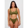 Jolyn Layla Bikini Bottom In Green