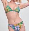 Jolyn Lily Bikini Top In Echo In Green