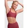Jolyn Molly Sports Bra In Burgundy