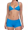 Jolyn Piha Surf Short In Ribbed Waterfalls In Blue
