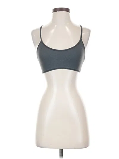 Pre-owned Jolyn Tank Top Gray Halter Neckline Tops