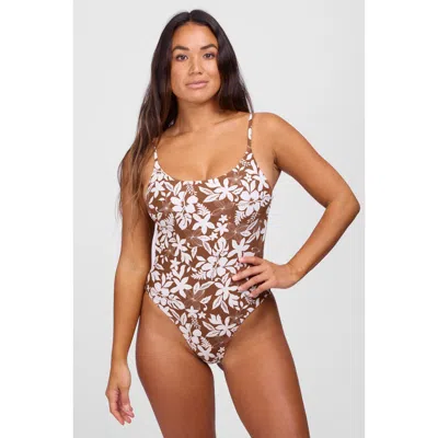 Jolyn Vanessa Surf One Piece In Brown