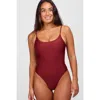 Jolyn Vanessa Surf One Piece In Burgundy