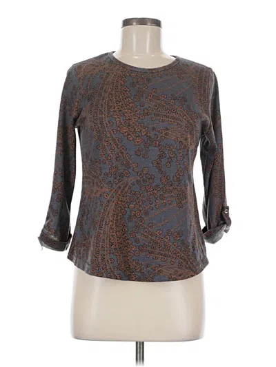Pre-owned Jon & Anna 3/4 Sleeve Blouse In Brown