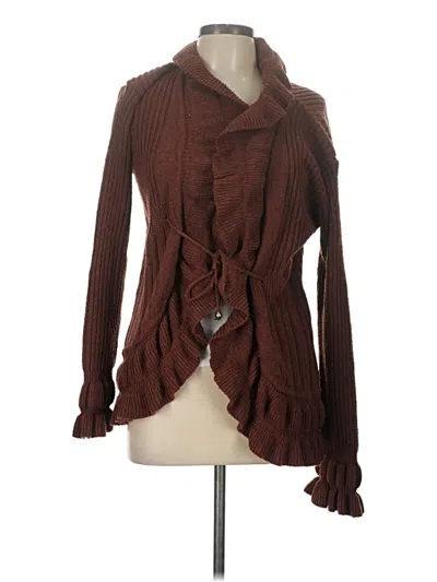 Pre-owned Jon & Anna Cardigan Sweater In Brown