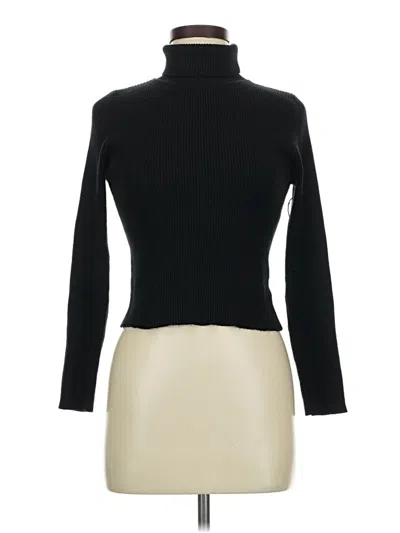 Pre-owned Jon & Anna Long Sleeve Turtleneck In Black