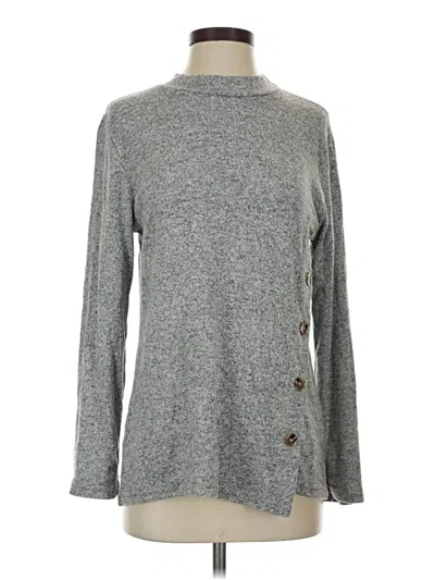 Pre-owned Jon & Anna Long Sleeve Turtleneck In Gray