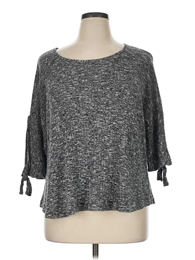 Pre-owned Jon & Anna Pullover Sweater In Gray