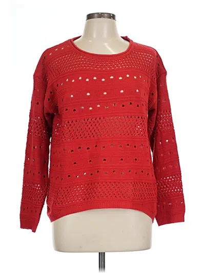 Pre-owned Jon & Anna Pullover Sweater In Red
