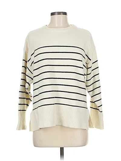 Pre-owned Jon & Anna Pullover Sweater In White