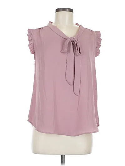 Pre-owned Jon & Anna Sleeveless Blouse In Pink