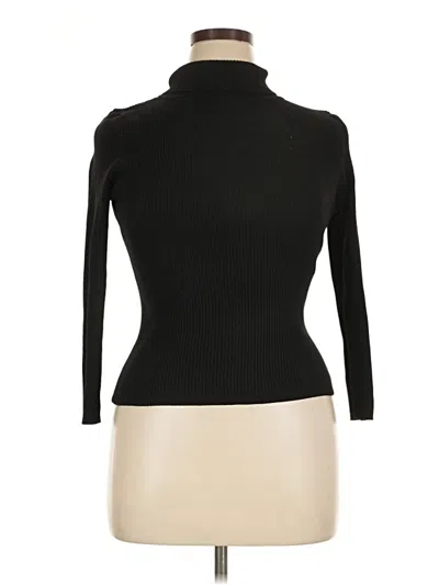 Pre-owned Jon & Anna Turtleneck Sweater In Black