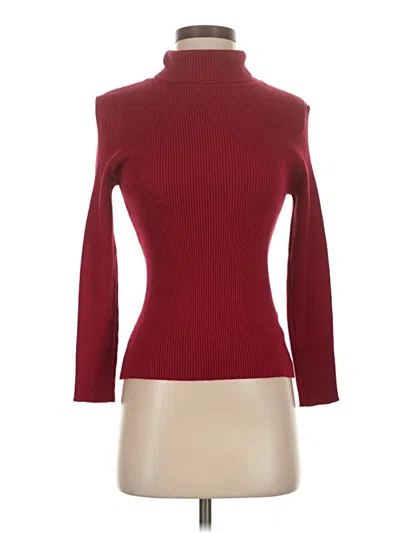 Pre-owned Jon & Anna Turtleneck Sweater In Burgundy