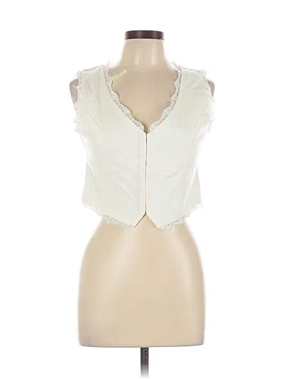Pre-owned Jon & Anna Vest In White