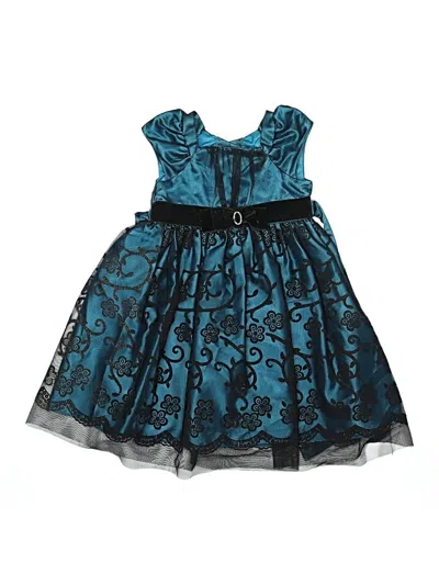 Pre-owned Jona Michelle Kids' Dress In Blue