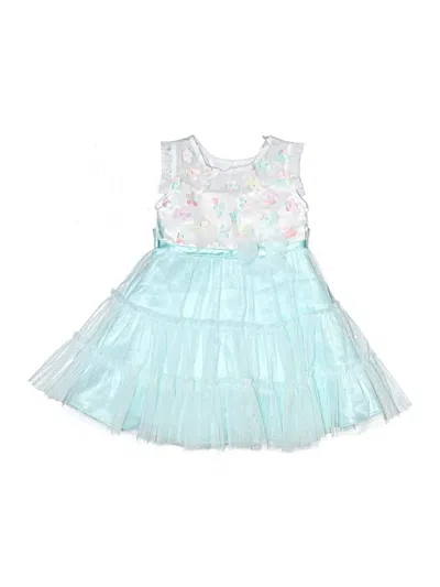 Pre-owned Jona Michelle Kids' Dress In Blue