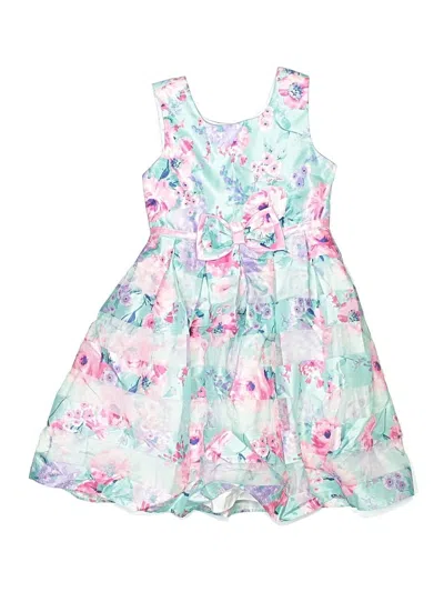 Pre-owned Jona Michelle Kids' Dress In Blue