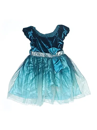 Pre-owned Jona Michelle Kids' Dress In Blue