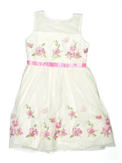 Pre-owned Jona Michelle Kids' Dress In Ivory