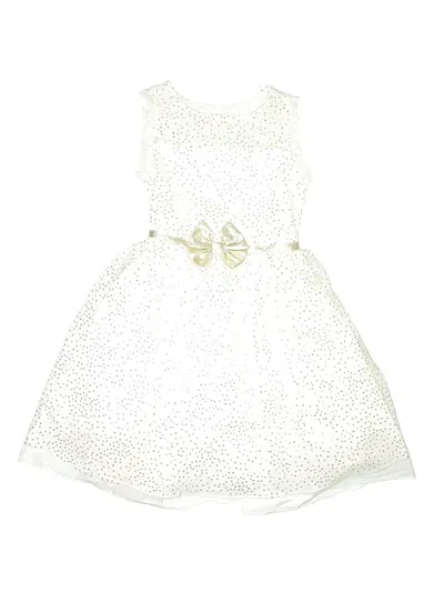 Pre-owned Jona Michelle Kids' Dress In Ivory