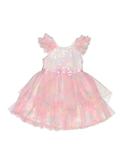 Pre-owned Jona Michelle Kids' Dress In Pink
