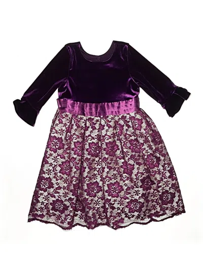 Pre-owned Jona Michelle Kids' Dress In Purple