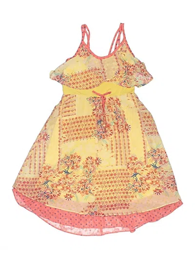 Pre-owned Jona Michelle Kids' Dress In Yellow