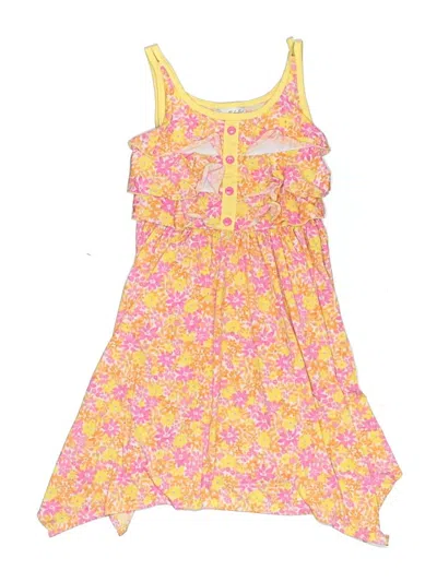 Pre-owned Jona Michelle Kids' Dress In Yellow