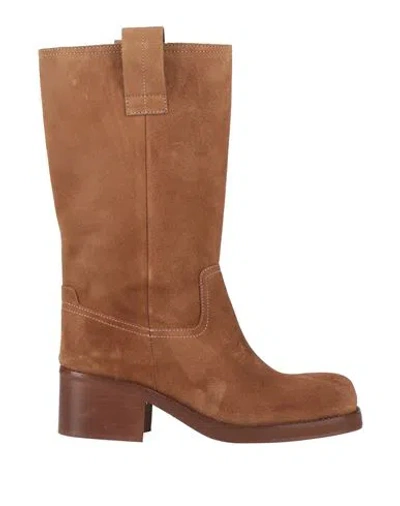 Jonak Bichette Woman Boot Camel Size 9 Leather In Multi