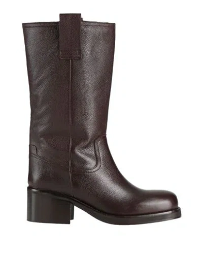 Jonak Bichette Woman Boot Dark Brown Size 9 Leather