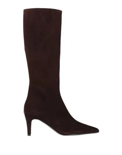 Jonak Diema Woman Boot Chocolate Brown Size 9 Leather