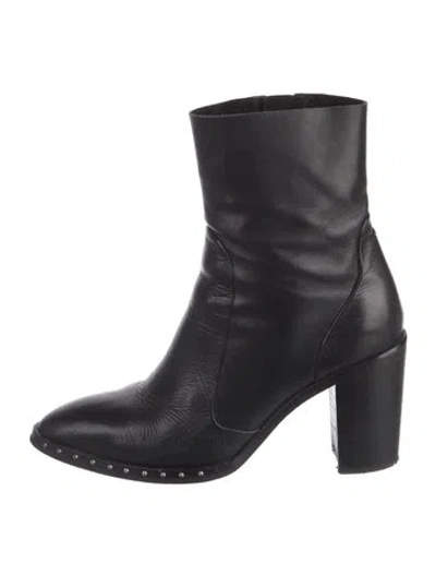 Pre-owned Jonak Leather Boots In Black