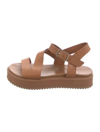 Pre-owned Jonak Leather Sandals In Brown