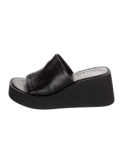 Pre-owned Jonak Leather Slides In Black