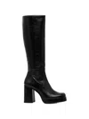 Jonak Paris Bryan Platform Square-toe Boots In Black