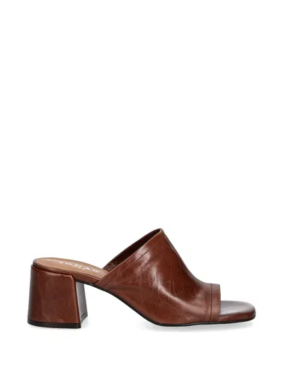 Jonak Paris Butterfly Block-heel Leather Sandals In Multi