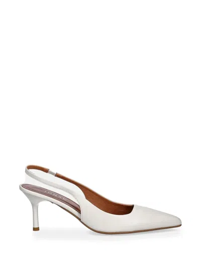 Jonak Paris Diamantine Pointed-toe Slingback Pumps In White
