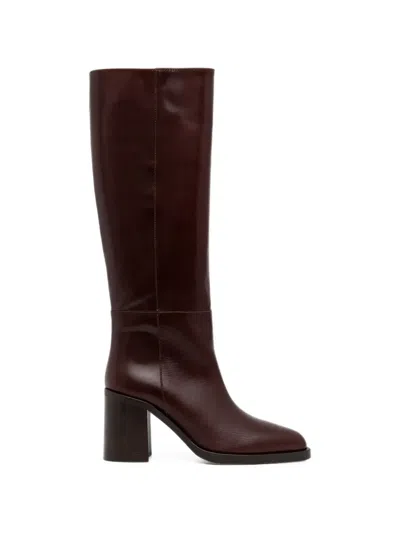 Jonak Paris Dickinson Pointed-toe Knee-high Boots In Brown