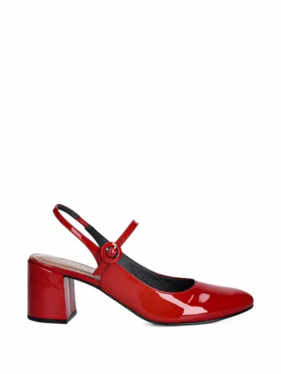 Jonak Paris Dollar Patent Slingback Pumps In Animal Print
